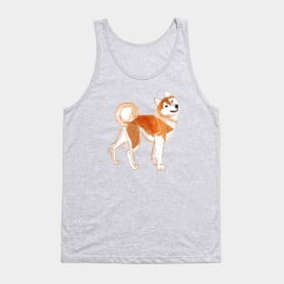 Japanese Akita Inu Tank Top